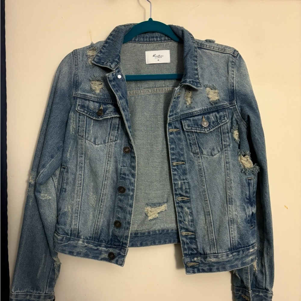 Distressed Denim Jacket
